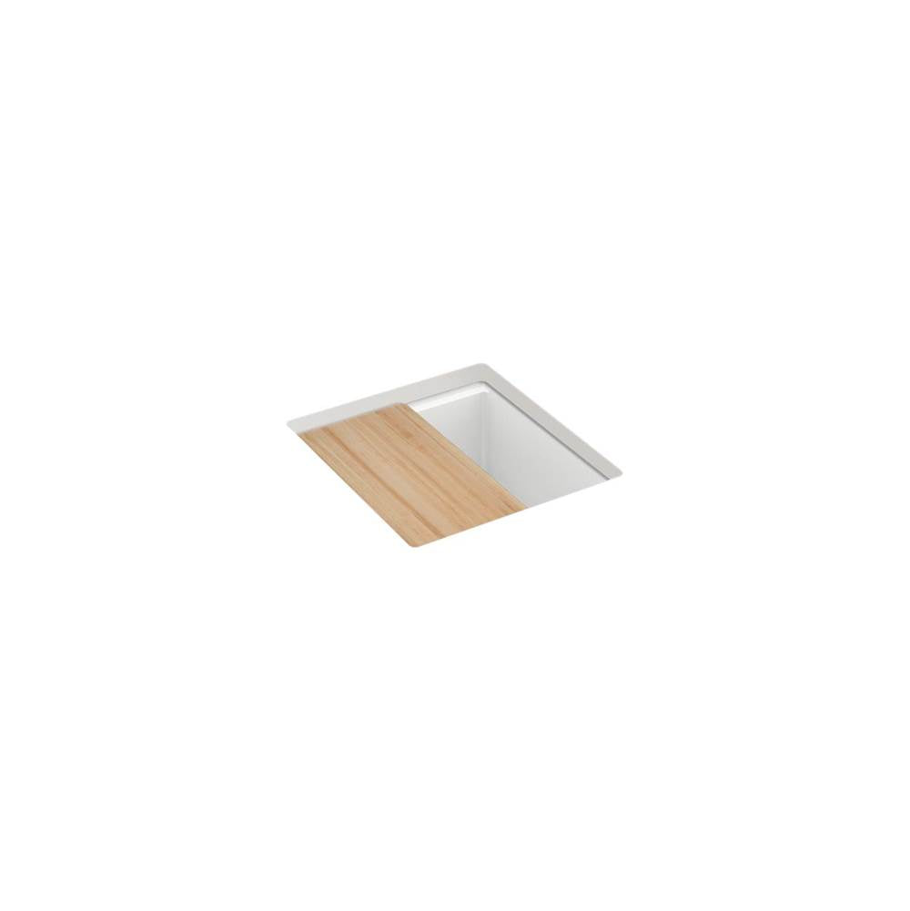 Kohler - BillingsE 18'' undermount bar sink with accessories - Matte White