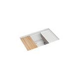 BillingsE 29'' undermount single-bowl workstation kitchen sink