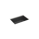 Kohler - BillingsE 27'' undermount single-bowl kitchen sink - Matte Graphite