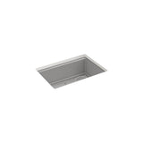 Kohler - BillingsE 27'' undermount single-bowl kitchen sink - Matte Grey