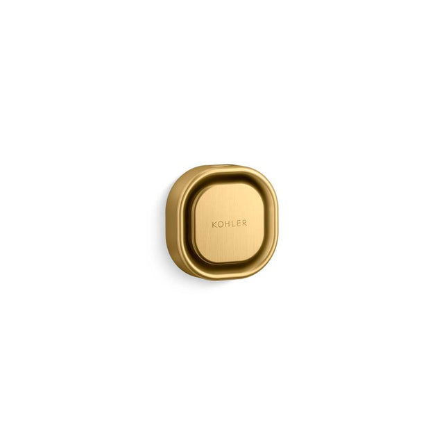 Kohler - Invigoration Series Square steam head - Vibrant Brushed Moderne Brass