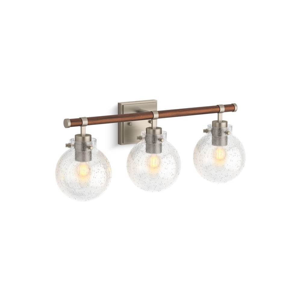 Kohler - Holt Three-light sconce - Brushed Nickel