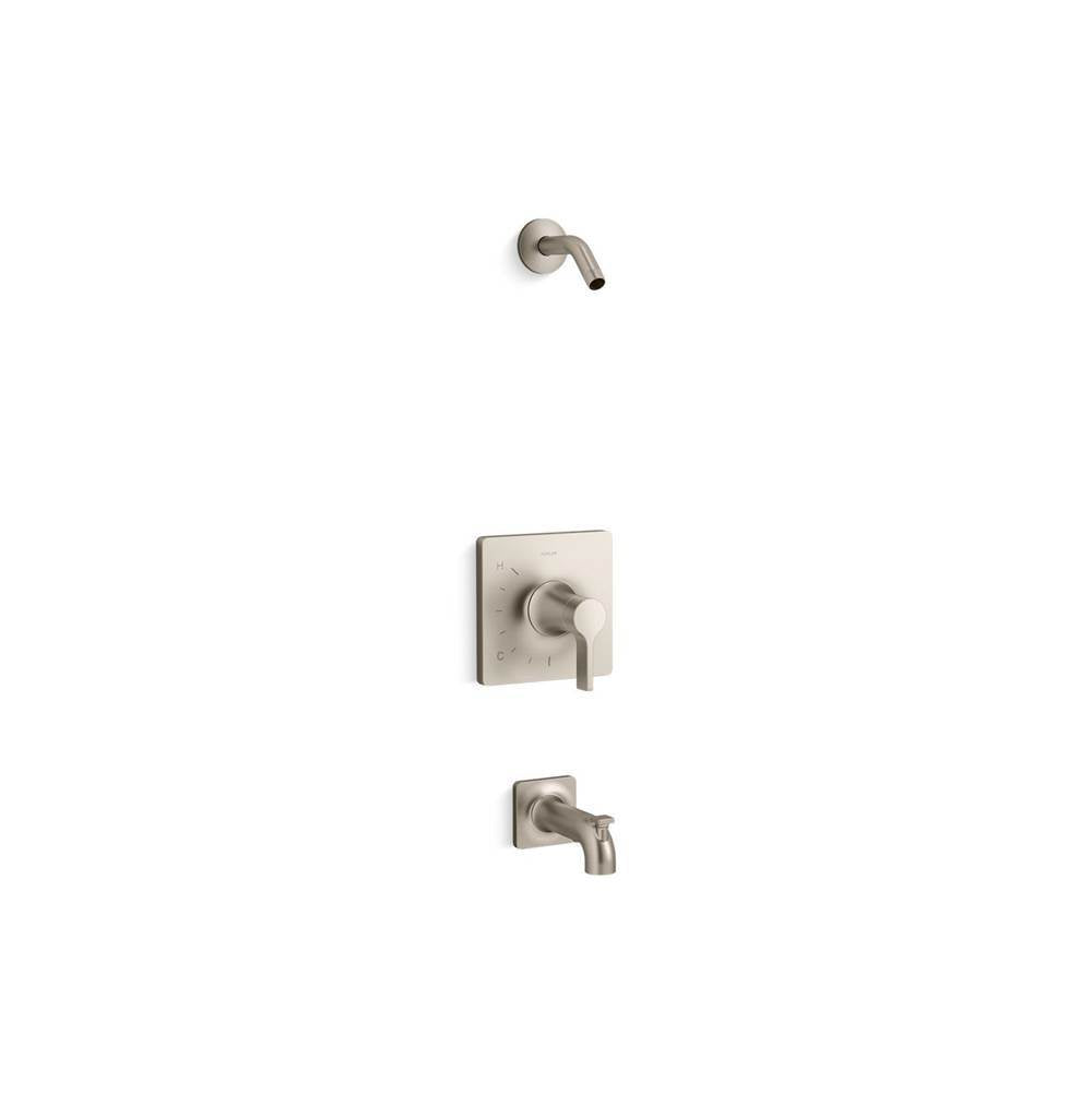Kohler - Venza Rite-Temp bath and shower trim kit, without showerhead - Vibrant Brushed Nickel