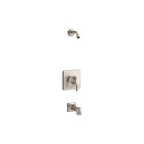 Kohler - Venza Rite-Temp bath and shower trim kit, without showerhead - Vibrant Brushed Nickel