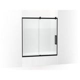 Kohler - PremiseE 61-3/4'' H Sliding Bath Door With 5/16''-Thick Glass - Matte Black