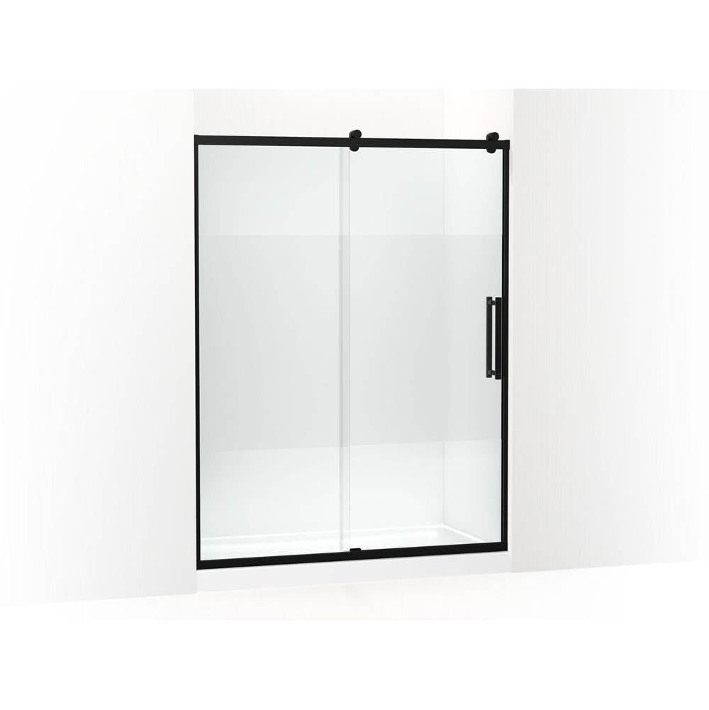 Kohler - PremiseE 76'' H Sliding Shower Door With 5/16''-Thick Glass - Matte Black