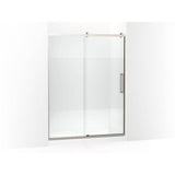 Kohler - PremiseE 76'' H Sliding Shower Door With 5/16''-Thick Glass - Anodized Brushed Nickel