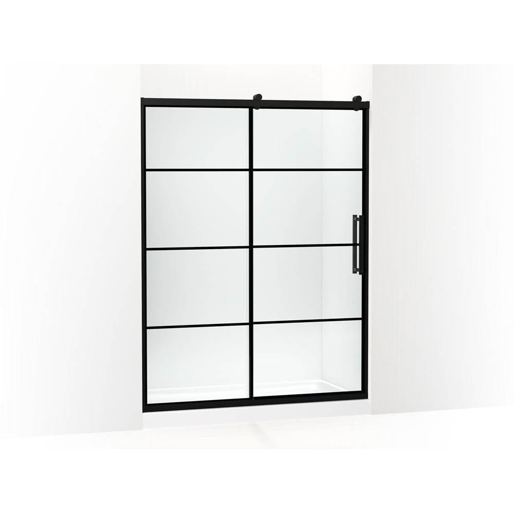 Kohler - PremiseE 76'' H Sliding Shower Door With 5/16''-Thick Glass - Matte Black