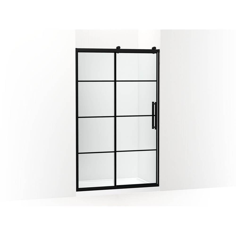 Kohler - PremiseE 76'' H Sliding Shower Door With 5/16''-Thick Glass - Matte Black
