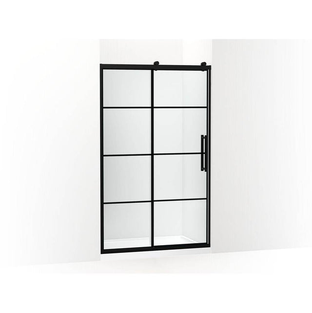 Kohler - PremiseE 76'' H Sliding Shower Door With 5/16''-Thick Glass - Matte Black