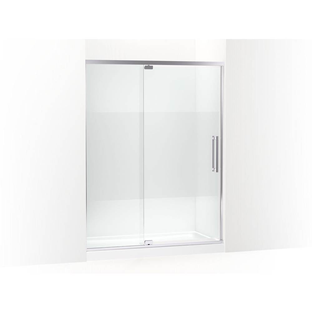 Kohler - PremiseE 76'' H Pivot Shower Door With 5/16''-Thick Glass - Bright Polished Silver