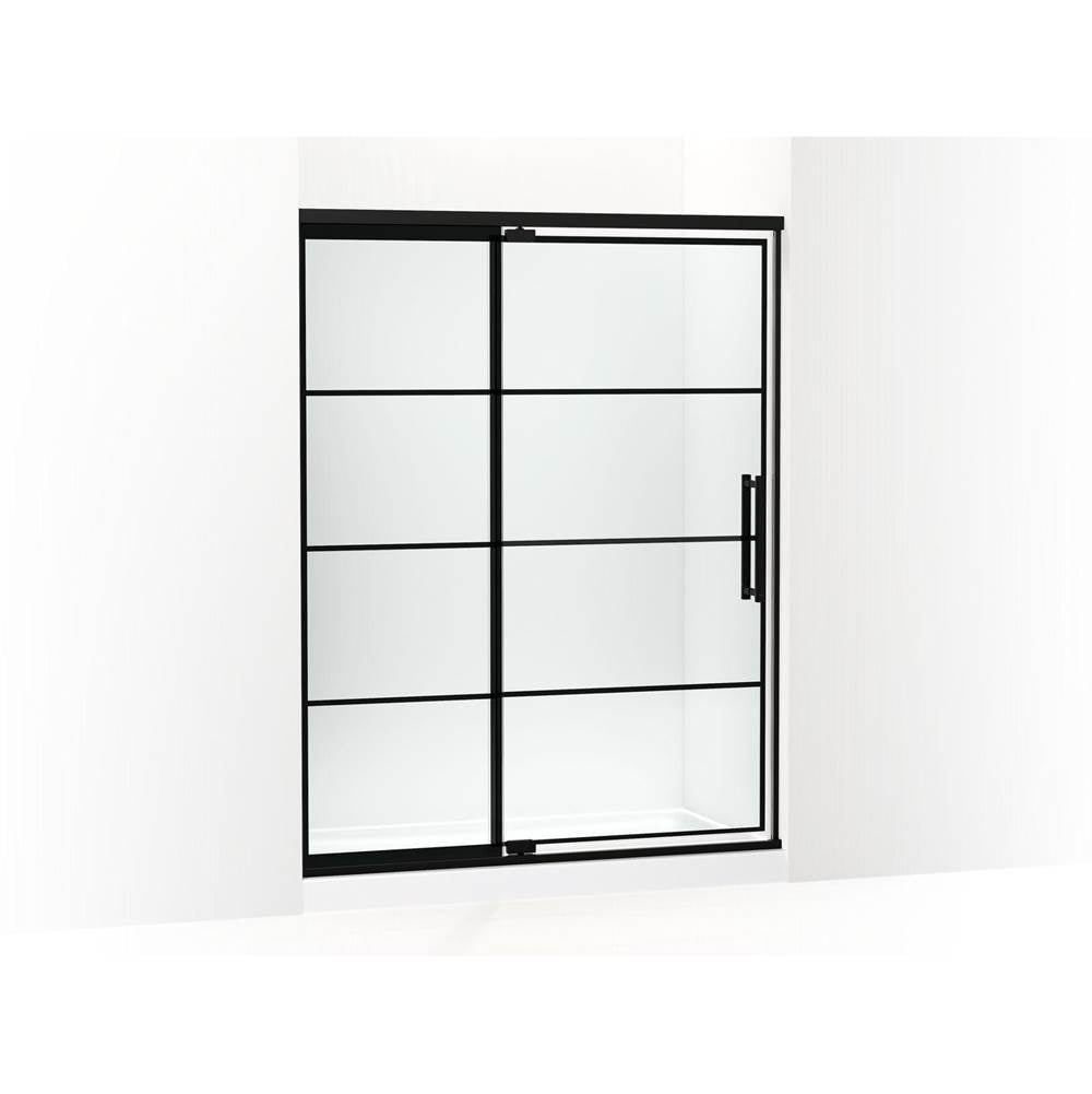 Kohler - PremiseE 76'' H Pivot Shower Door With 5/16''-Thick Glass - Matte Black