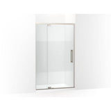 Kohler - PremiseE 76'' H Pivot Shower Door With 5/16''-Thick Glass - Anodized Brushed Nickel