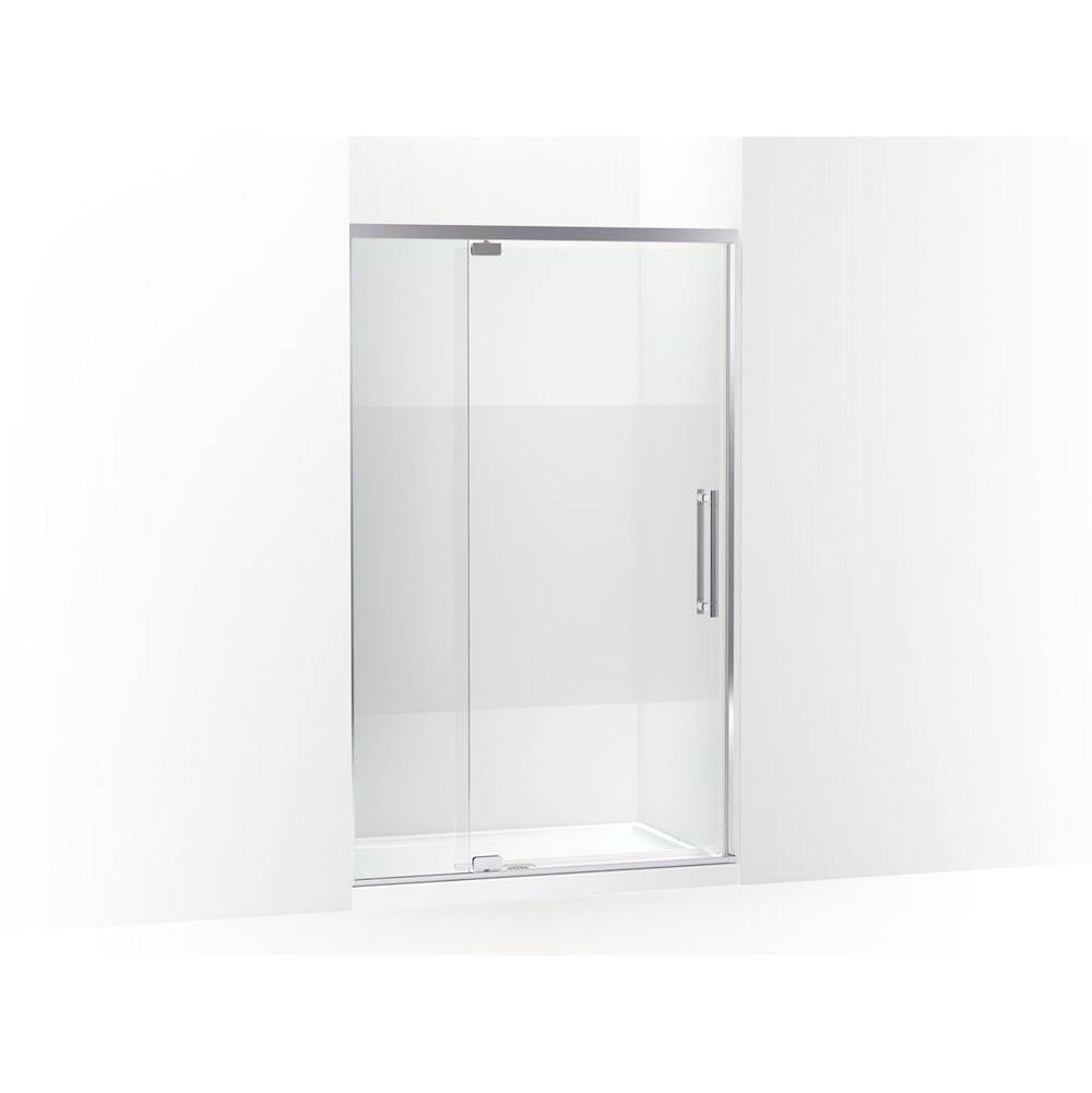 Kohler - PremiseE 76'' H Pivot Shower Door With 5/16''-Thick Glass - Bright Polished Silver