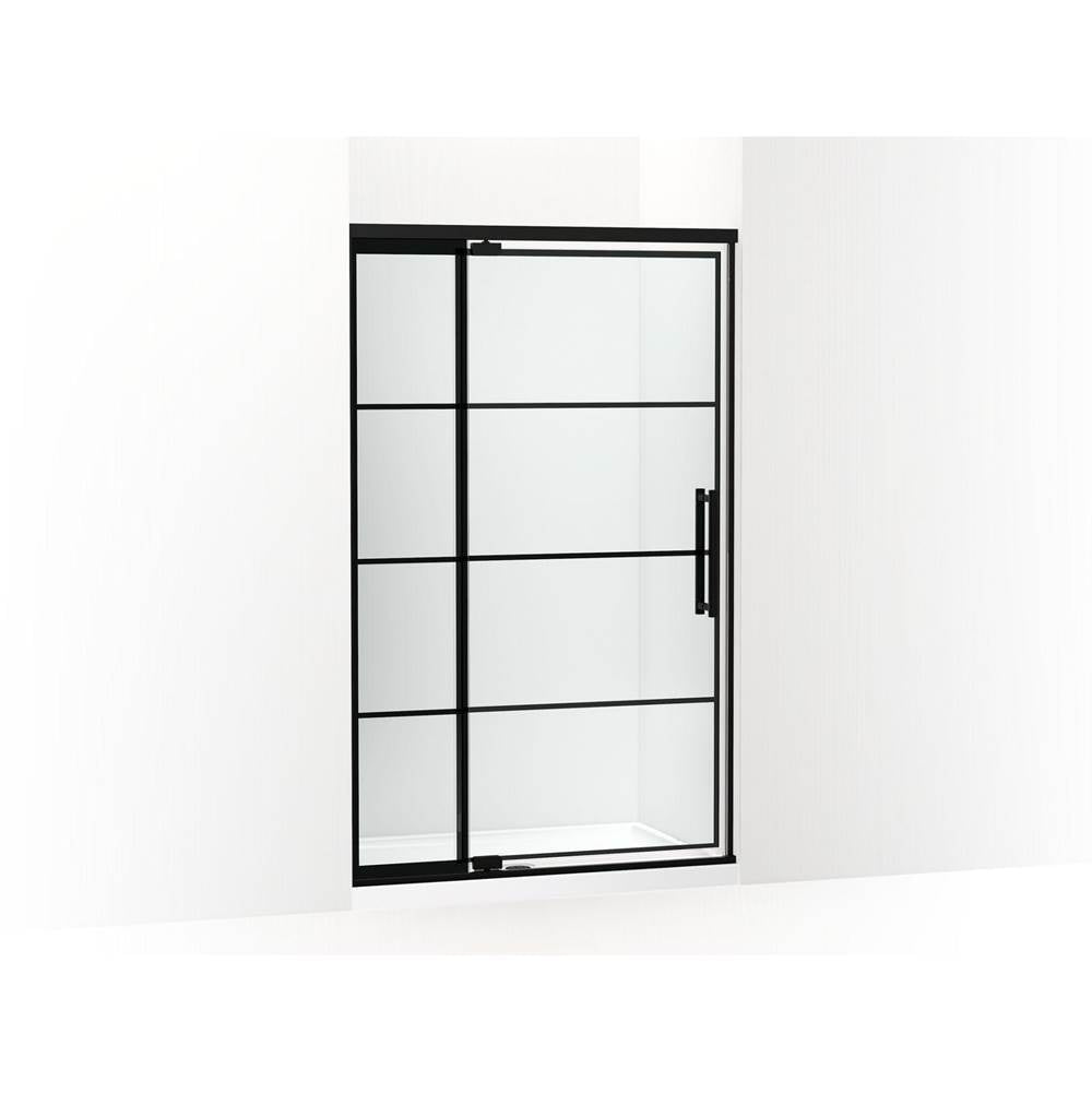 Kohler - PremiseE 76'' H Pivot Shower Door With 5/16''-Thick Glass - Matte Black