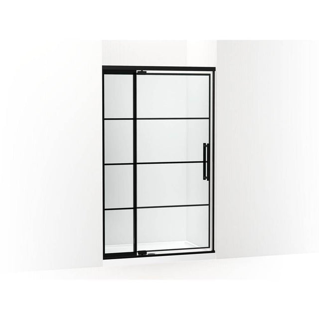 Kohler - PremiseE 76'' H Pivot Shower Door With 5/16''-Thick Glass - Matte Black