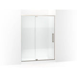 Kohler - PremiseE 76'' H Pivot Shower Door With 5/16''-Thick Glass - Anodized Brushed Nickel