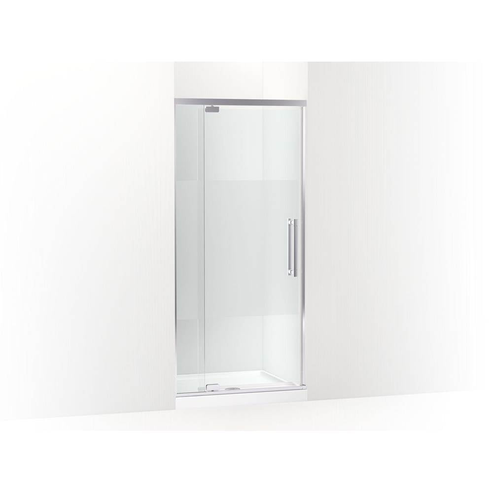 Kohler - PremiseE 76'' H Pivot Shower Door With 5/16''-Thick Glass - Bright Polished Silver