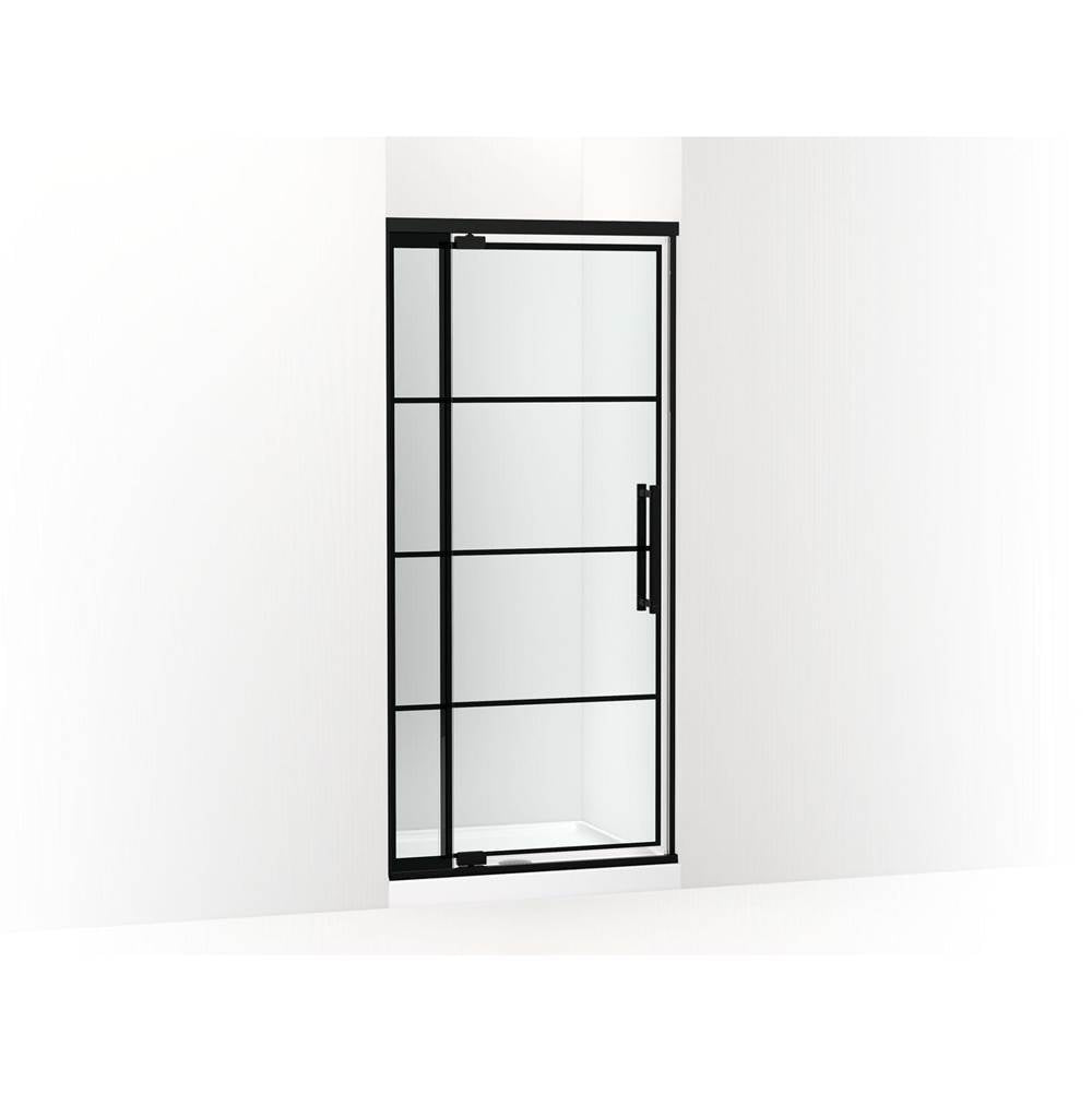 Kohler - PremiseE 76'' H Pivot Shower Door With 5/16''-Thick Glass - Matte Black