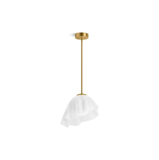 Kohler - LandshapesE by Daniel Arsham 14-3/4'' pendant - Brushed Moderne Brass