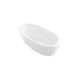 Kohler - LandshapesE by Daniel Arsham 69-1/2'' x 34-1/2'' freestanding bath - Honed White