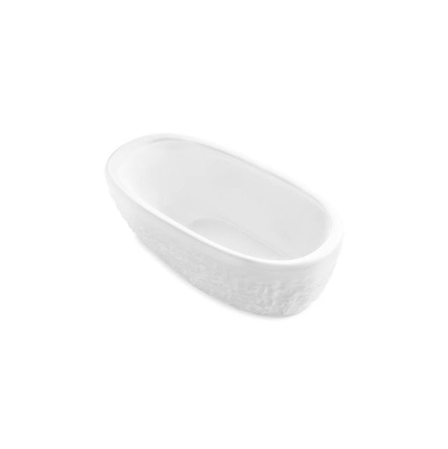Kohler - LandshapesE by Daniel Arsham 69-1/2'' x 34-1/2'' freestanding bath - Honed White