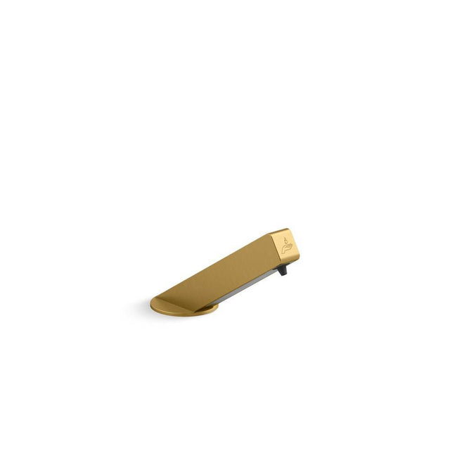 Kohler - Angle Touchless foaming soap dispenser, DC-powered - Vibrant Brushed Moderne Brass