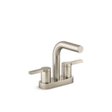 Kohler - Elate Centerset bathroom sink faucet, 0.5 gpm - Vibrant Brushed Nickel