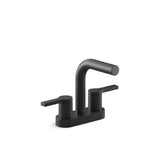 Kohler - Elate Centerset bathroom sink faucet, 0.5 gpm - Matte Black