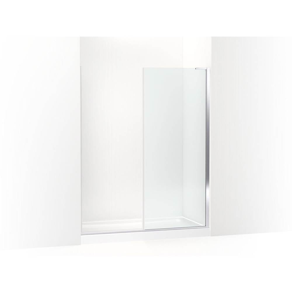 Kohler - ComposedE 3/8'' fixed panel glass and hardware - Bright Polished Silver