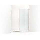 Kohler - ComposedE 3/8'' fixed panel glass and hardware - Anodized Brushed Nickel