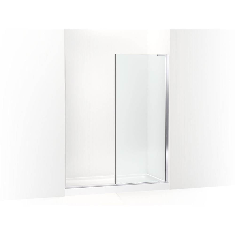 Kohler - ComposedE 3/8'' fixed panel glass and hardware - Bright Polished Silver