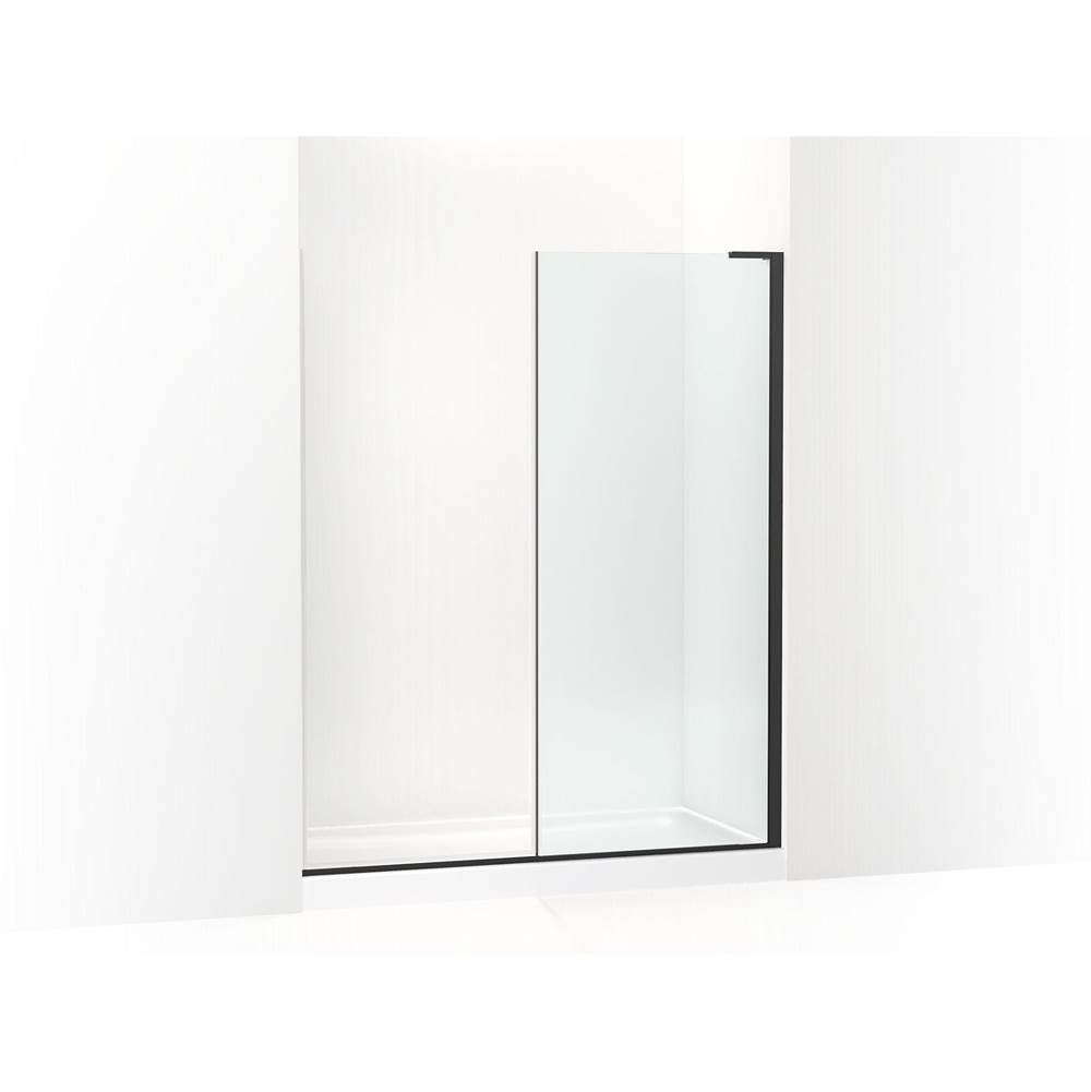 Kohler - ComposedE 3/8'' fixed panel glass and hardware - Matte Black