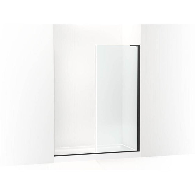 Kohler - ComposedE 3/8'' fixed panel glass and hardware - Matte Black