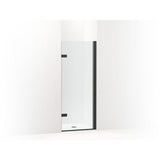 Kohler - ComposedE 3/8'' pivot door glass and hardware, no handle - Matte Black