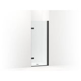 Kohler - ComposedE 3/8'' pivot door glass and hardware, no handle - Matte Black