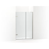 Kohler - ComposedE 3/8'' pivot door glass and hardware, no handle - Anodized Brushed Nickel