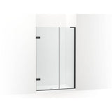 Kohler - ComposedE 3/8'' pivot door glass and hardware, no handle - Matte Black