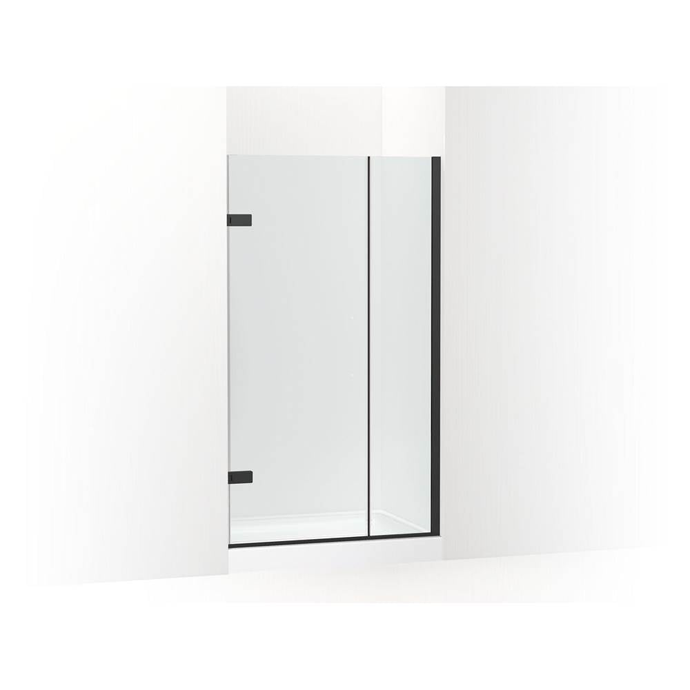 Kohler - ComposedE 3/8'' pivot door glass and hardware, no handle - Matte Black