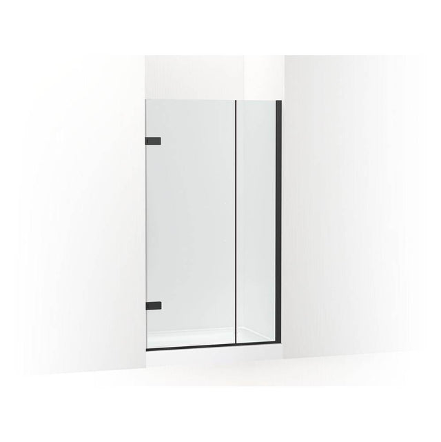 Kohler - ComposedE 3/8'' pivot door glass and hardware, no handle - Matte Black