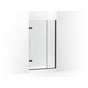 Kohler - ComposedE 3/8'' pivot door glass and hardware, no handle - Matte Black
