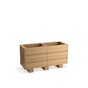 Kohler - LandshapesE by Daniel Arsham 60'' bathroom vanity cabinet - Stratified Oak