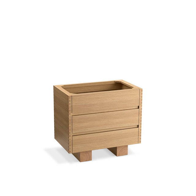 Kohler - LandshapesE by Daniel Arsham 36'' bathroom vanity cabinet - Stratified Oak