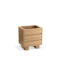 Kohler - LandshapesE by Daniel Arsham 30'' bathroom vanity cabinet - Stratified Oak