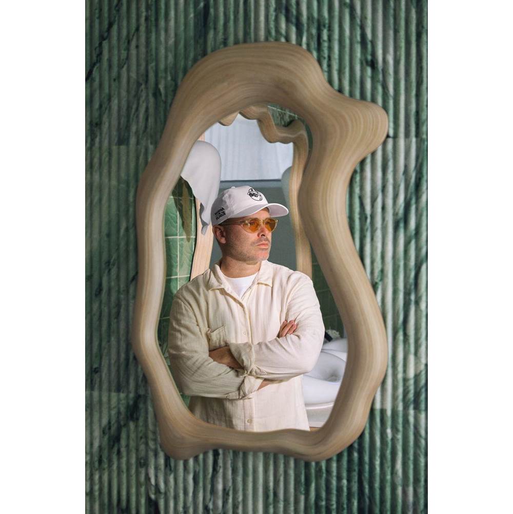LandshapesE by Daniel Arsham 27'' x 39'' framed mirror