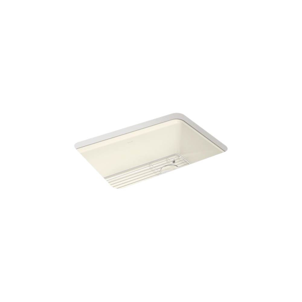 Kohler - Riverby 27 in. Undermount Single-Bowl Kitchen Sink - Biscuit