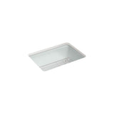 Kohler - Riverby 27 in. Undermount Single-Bowl Kitchen Sink - Ice Grey