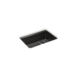 Kohler - Riverby 27 in. Undermount Single-Bowl Kitchen Sink - Black