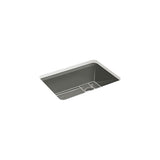 Kohler - Riverby 27 in. Undermount Single-Bowl Kitchen Sink - Thunder Grey