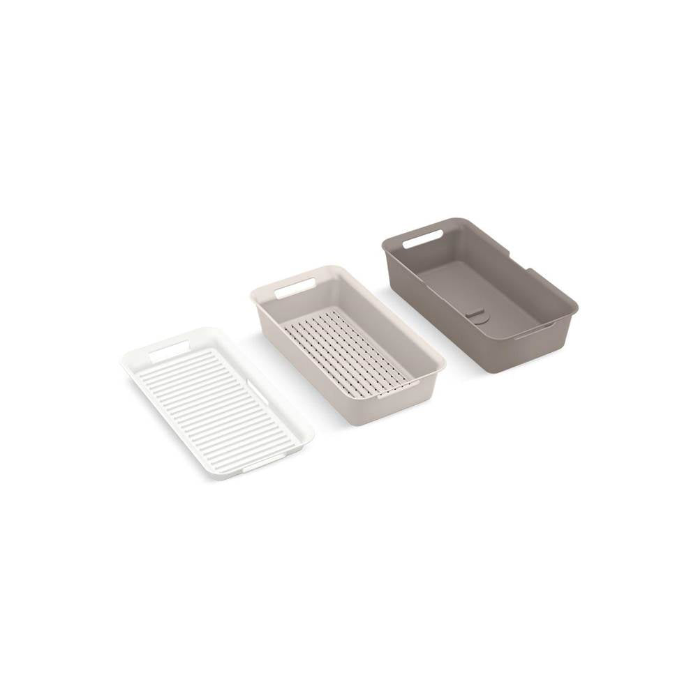 Kohler - Riverby Three-piece workstation sink accessory set